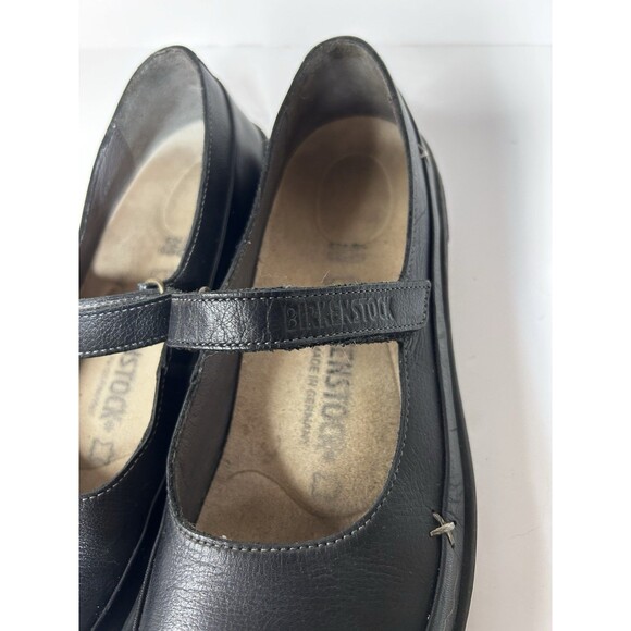 BIRKENSTOCK Iona Black Leather Mary Janes Shoes EU 40 US 9-9.5 - Picture 10 of 11